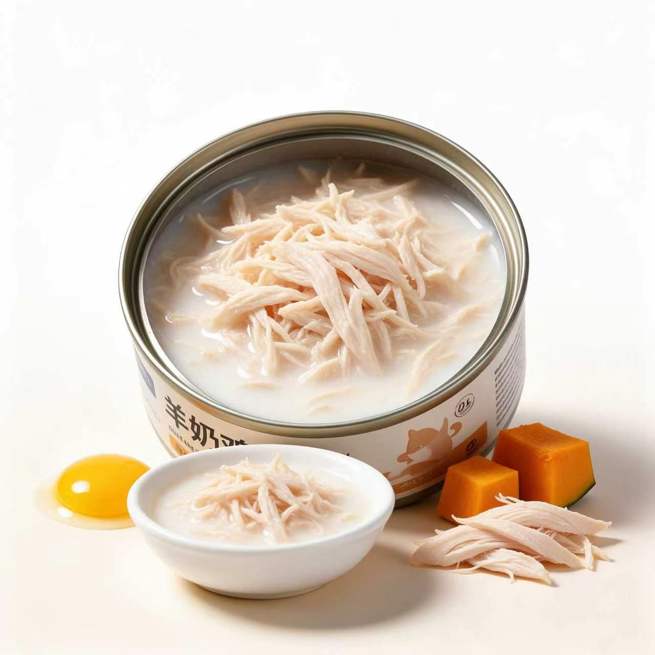 산양유 닭가슴살 수육 캔